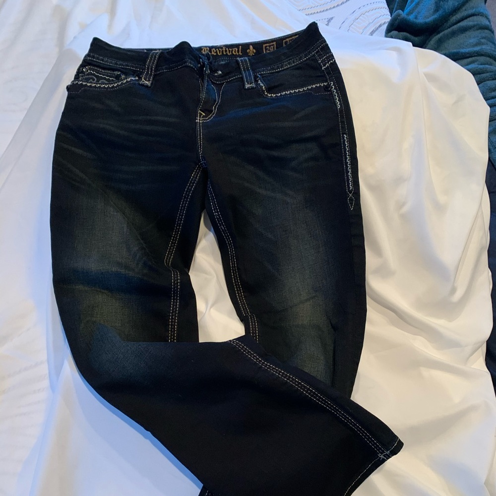 Black Jeans low waist barely worn